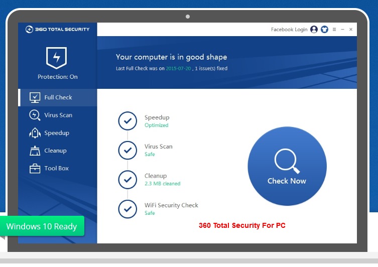 360 Total Security For PC Free Download (Version - 7.2.0.1034