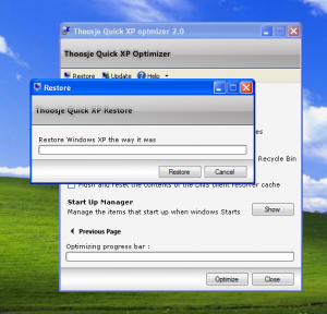 Thoosje Quick XP Optimizer Download