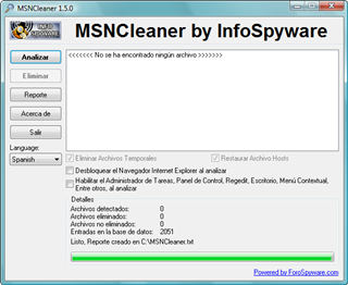 MSNCleaner 1.7.5 Download