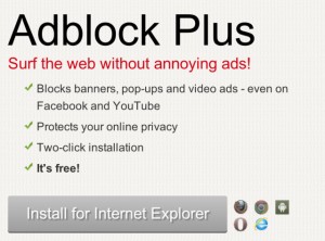 Free Download Adblock Plus for IE 0.8 For Windows Xp, 7