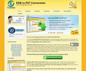 Download Convert edb to pst 3.0