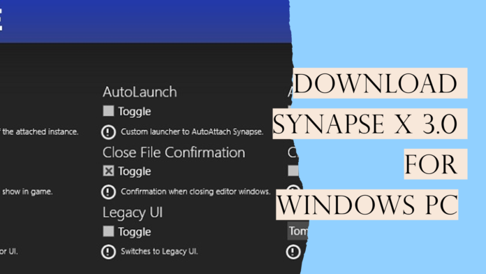 Synapse X 3.0 Download For Windows PC